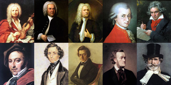 آهنگسازان بزرگ موسیقی کلاسیک