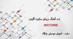 نت آهنگ زیبای سکرت گاردن به نام NOCTURNE دانلود از سایت آموزش موسیقی چارگاه