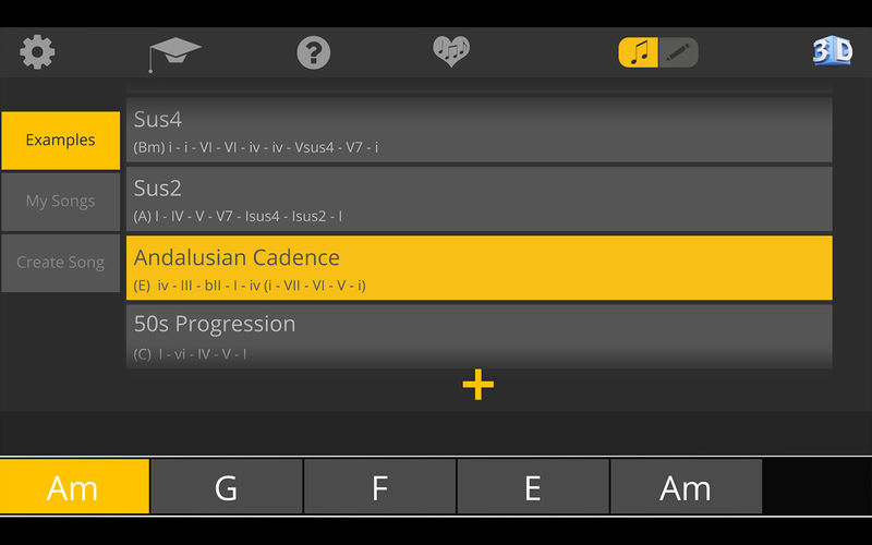 آکوردهای گیتار به صورت سه بعدی با اپلیکیشن - guitar 3D basic chords برای اندروید و ios