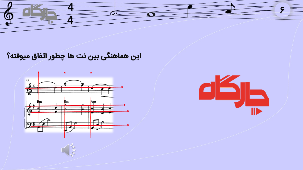 این هماهنگی و تناسب بین نت ها چطور اتفاق میوفته؟