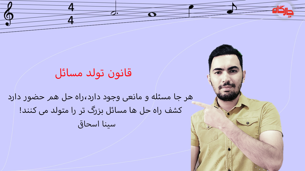 میکس و مسترینگ چیست؟ PDF + ویدئو-هر آنچه در مورد میکس و مسترینگ باید بدانید 4 میکس و مسترینگ چیست - قانون تولد مسائل این قانون میگه هر جا مسئله و مانعی وجود دارد،راه حل هم حضور دارد، کشف راه حل ها مسائل بزرگتر را متولد می کنند!